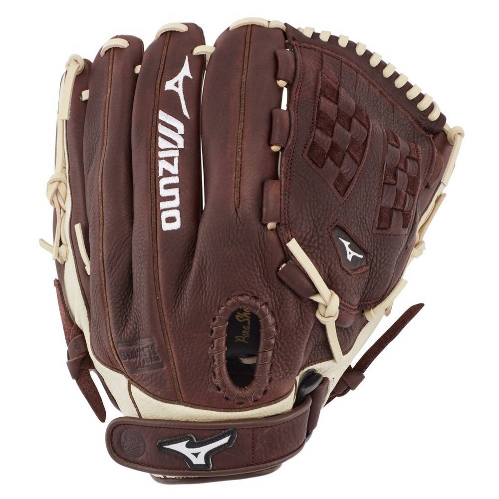 Guanti Mizuno Softball Frachise Series Fastpitch 12.5" Donna - Caffè/Argento - 50834-UJAR